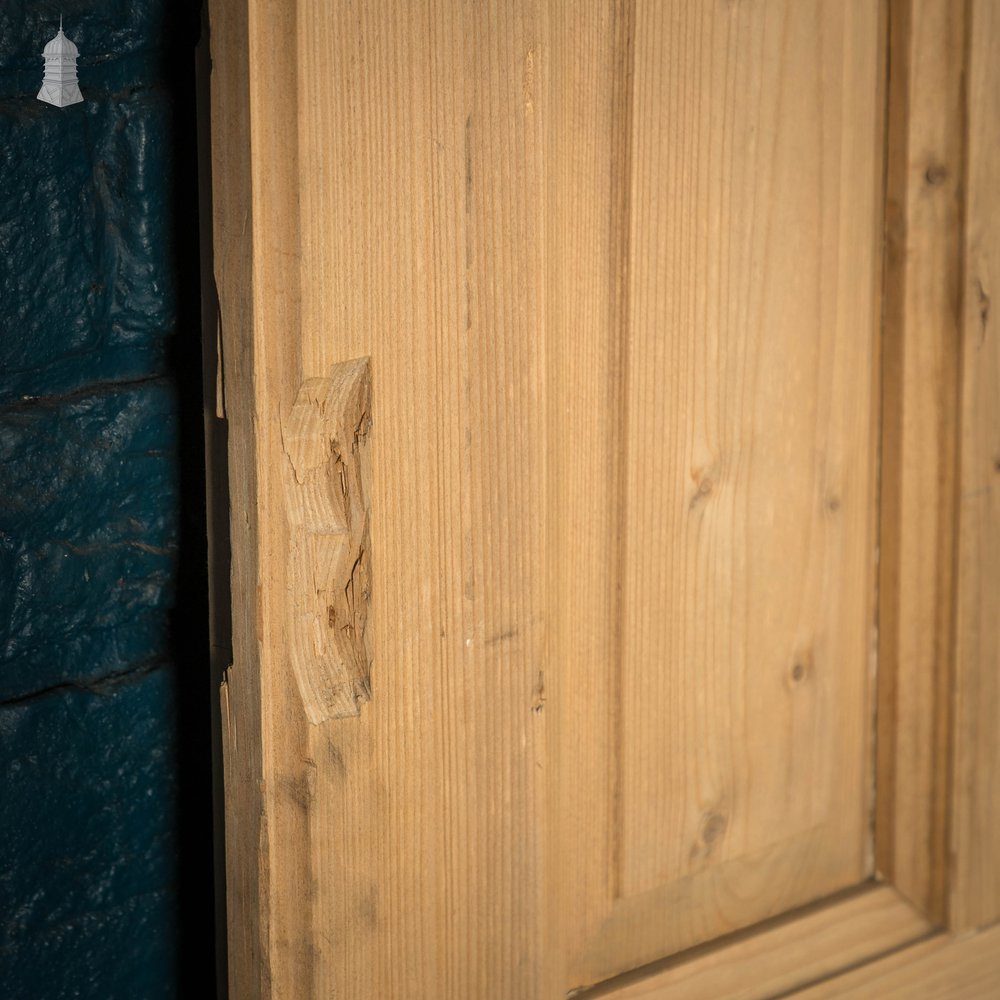 Half Glazed Doors, 12 Moulded Panel Pine Pair