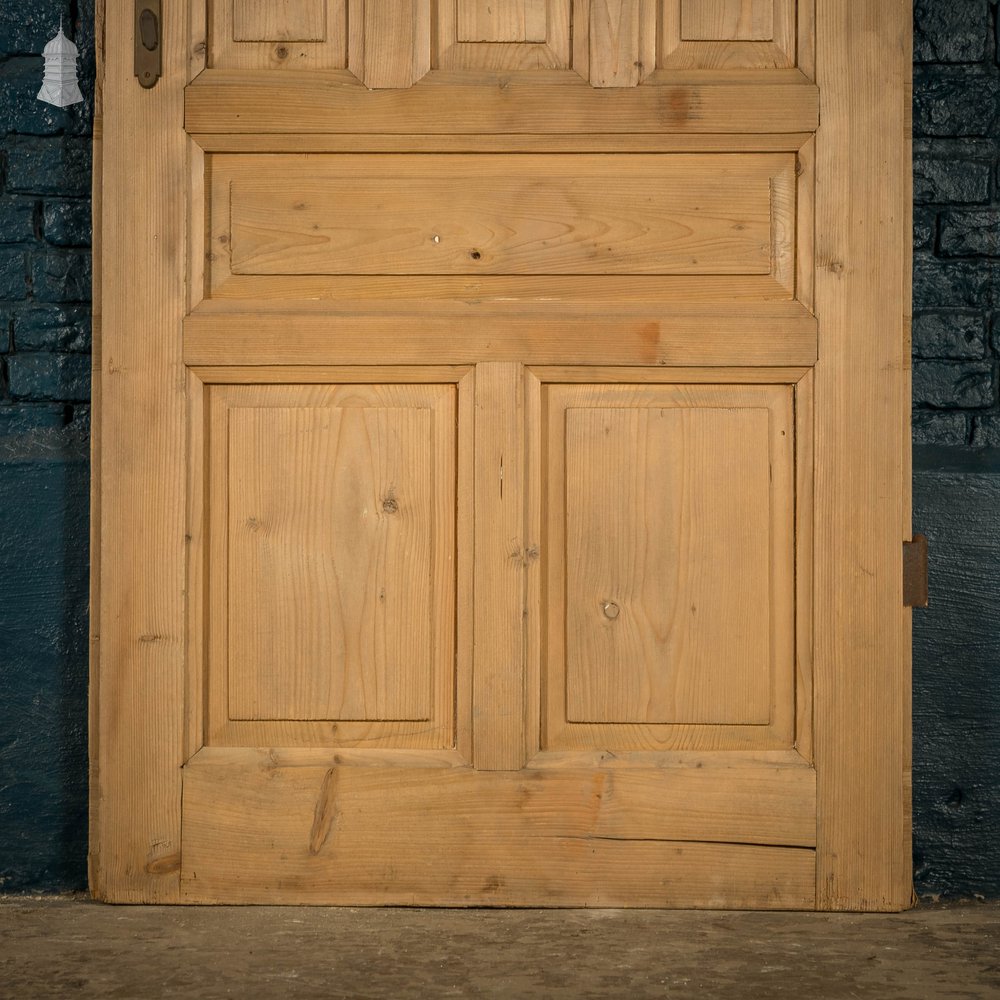 Half Glazed Doors, 12 Moulded Panel Pine Pair