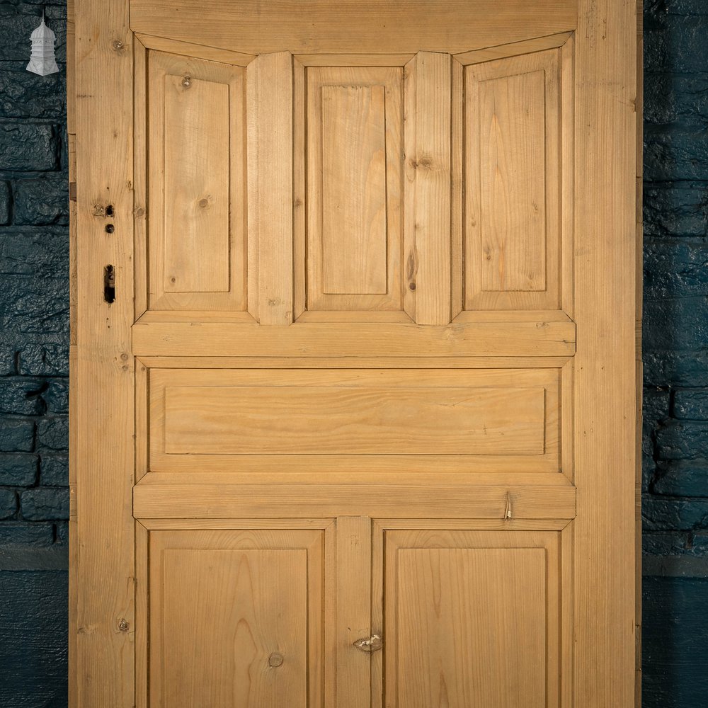 Half Glazed Doors, 12 Moulded Panel Pine Pair