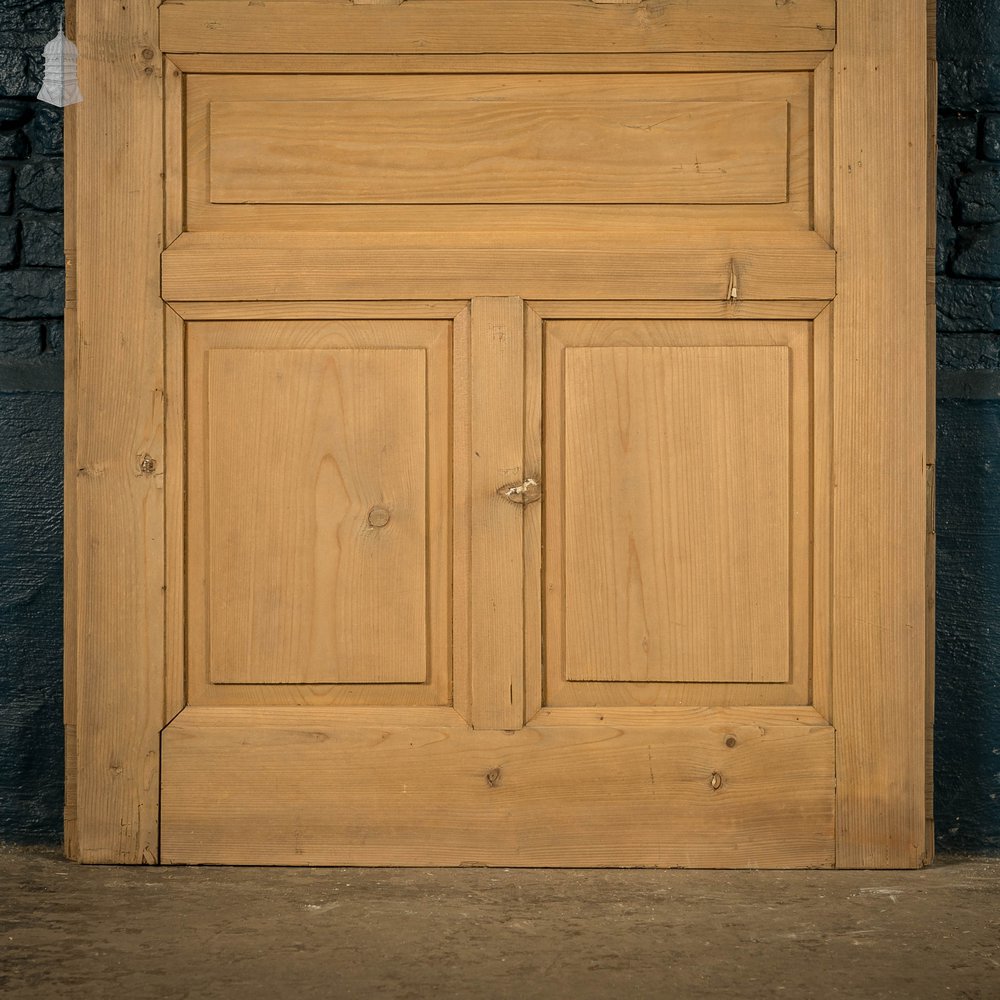 Half Glazed Doors, 12 Moulded Panel Pine Pair