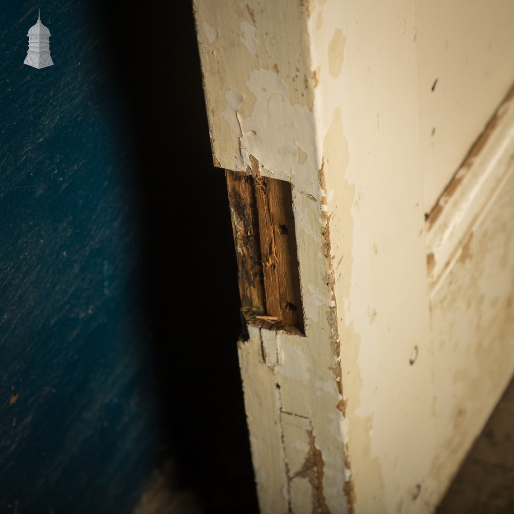 6 Panel Door, Six Moulded Panels, White & Brown