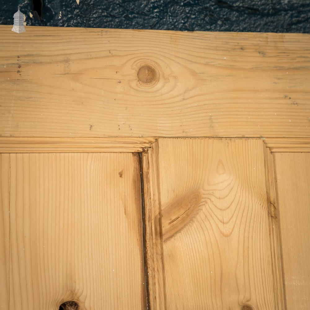 Pine Paneled Door, 4 Moulded Panel