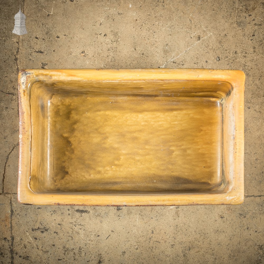 Trough Sink Planter, Worn Salt Glaze, Stamped ‘Hurlford by Kilmarnock’