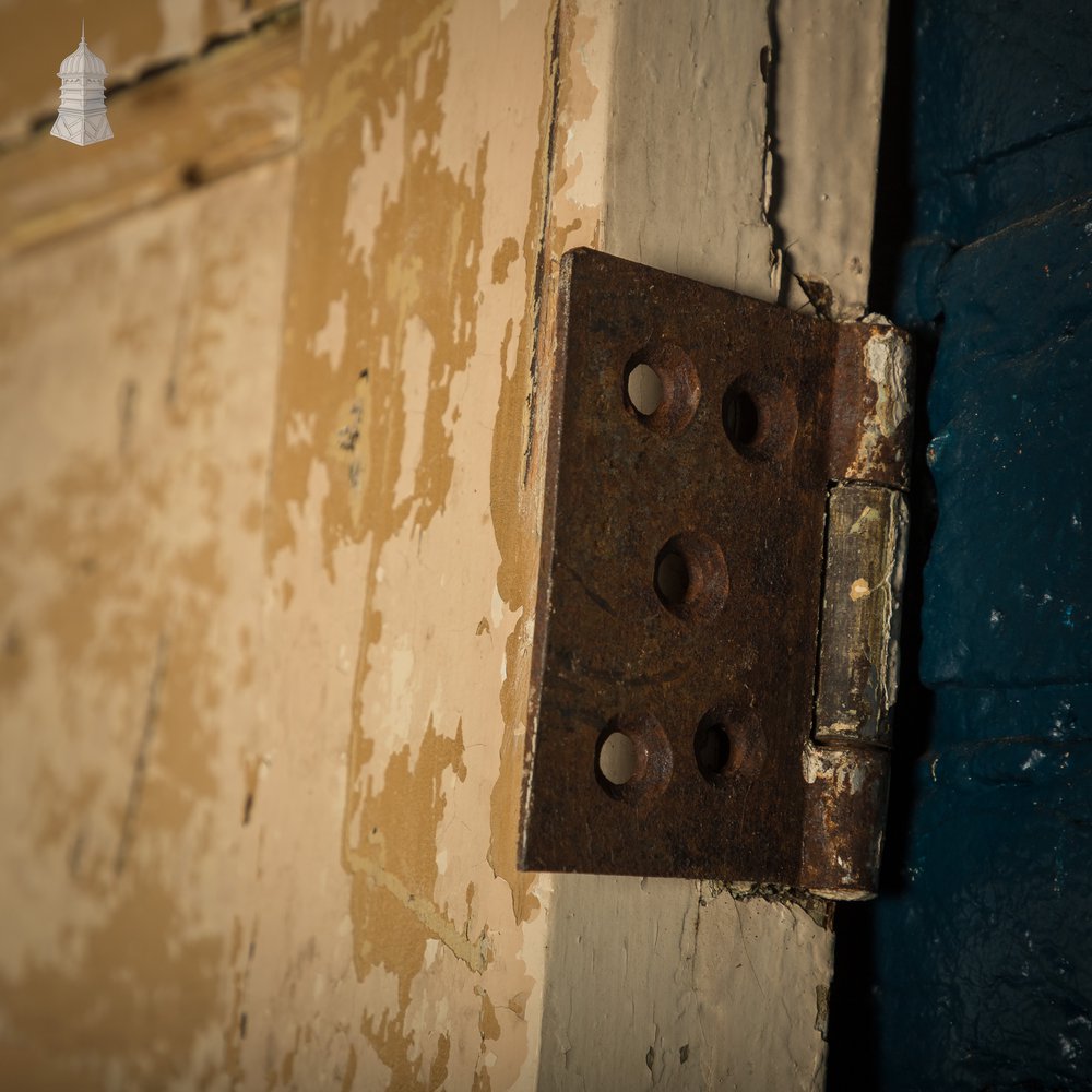 6 Panel Door, Six Moulded Panels, Distressed Cream Paint