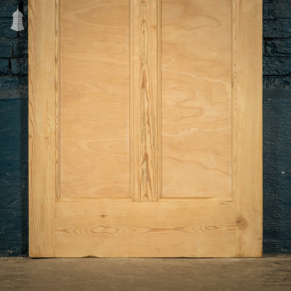 Pine Paneled Door, 3 Moulded Panel