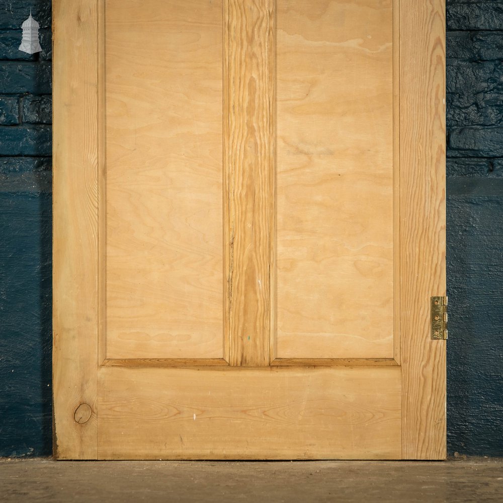 Pine Paneled Door, 3 Moulded Panel