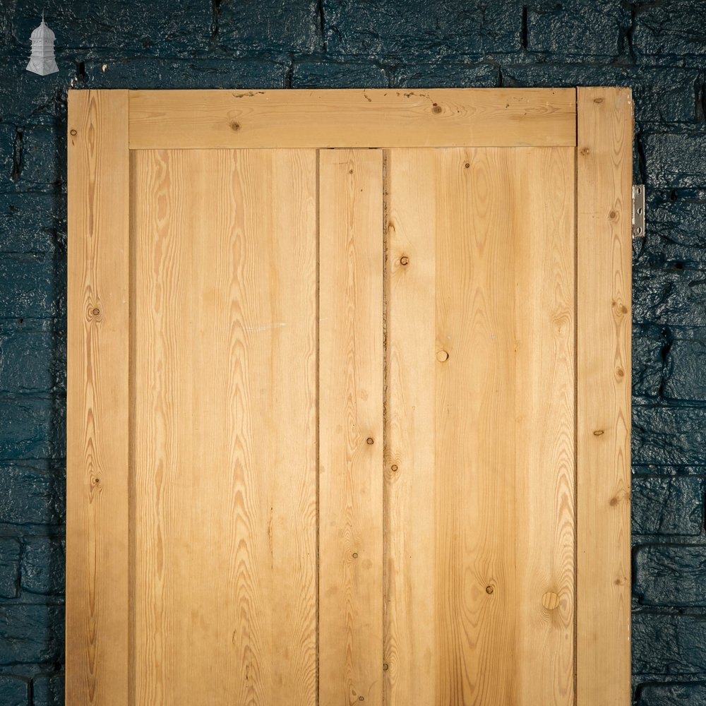 Pine Paneled Door, 4 Moulded Panel