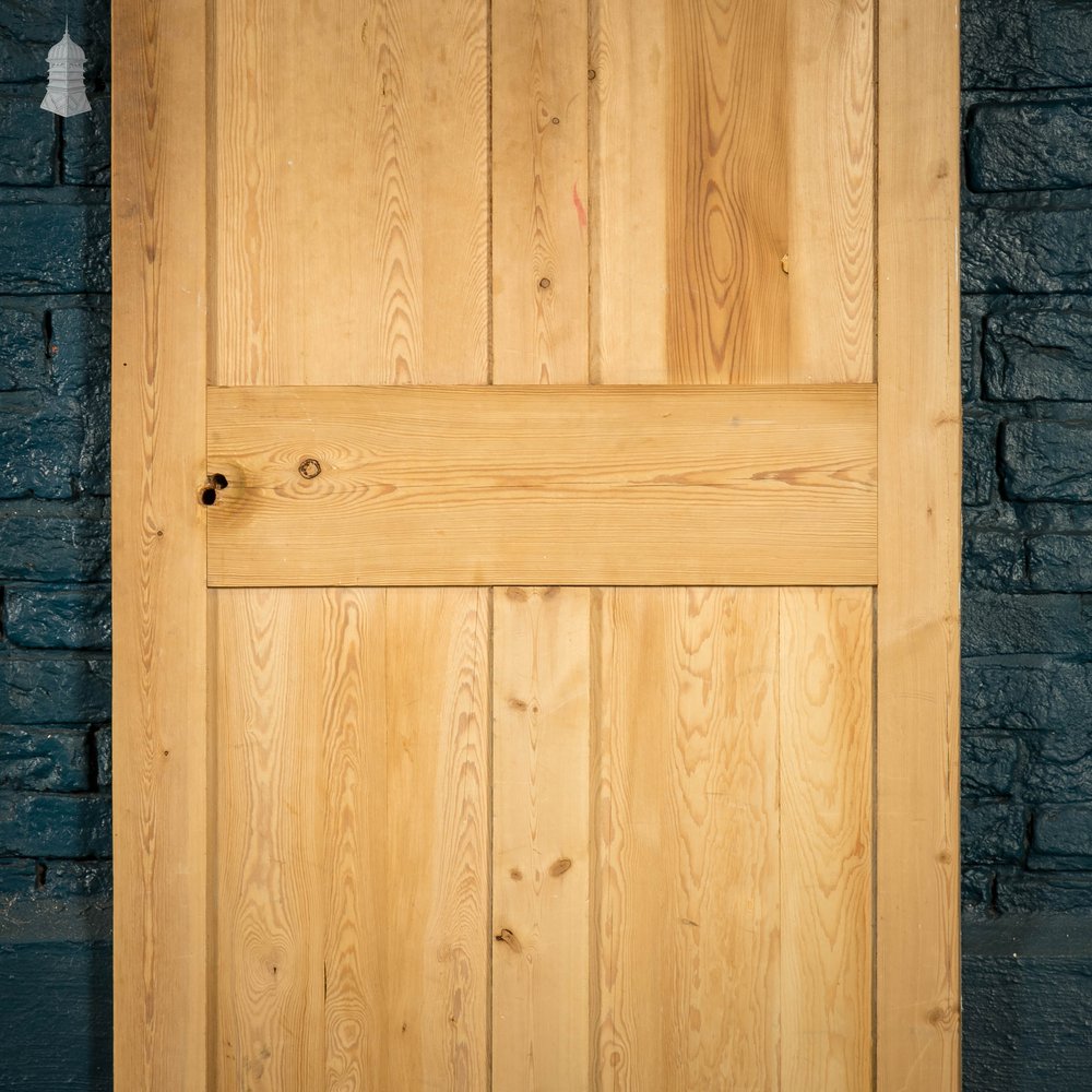 Pine Paneled Door, 4 Moulded Panel