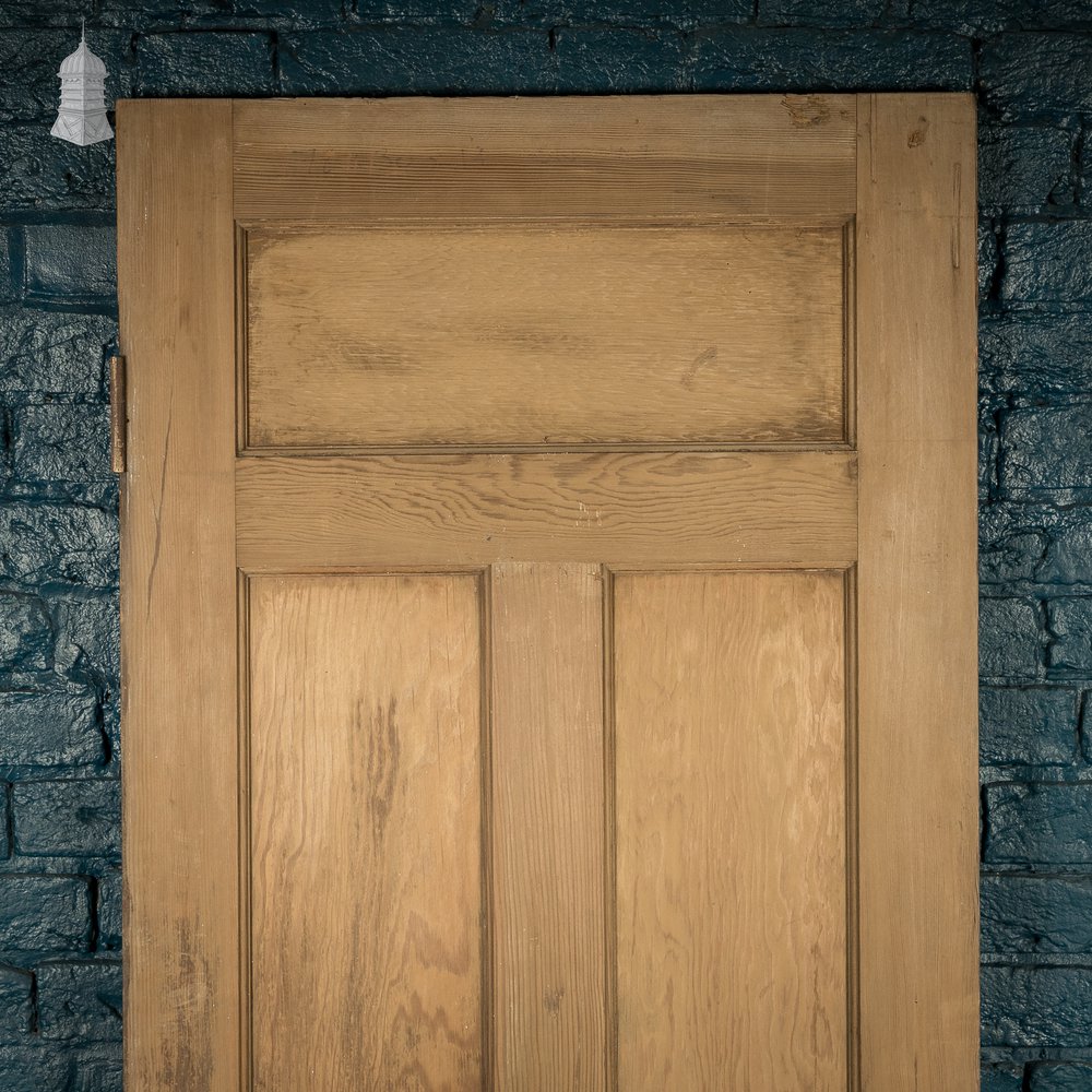 Panelled Pine Door, 5 Moulded Panels