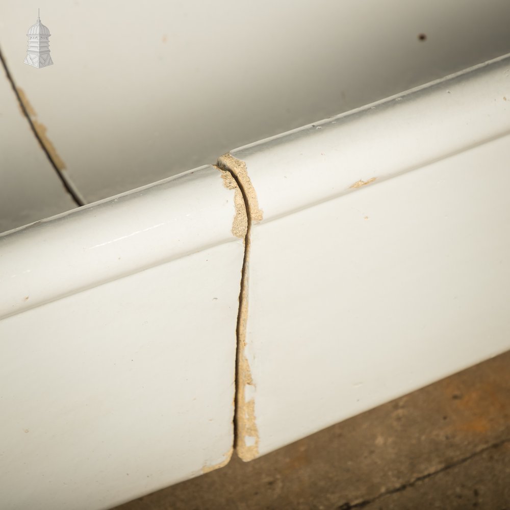 Sectional Trough Sink, White Glazed