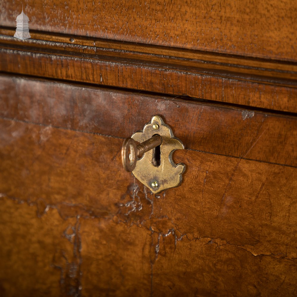 Walnut Bureau Cabinet, Fall Front Desk