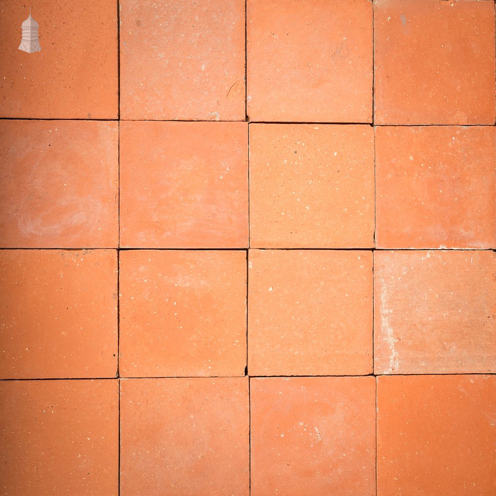 Red Quarry Tiles, 6" x 6" Batch of 230 - 5.5 Square Metres