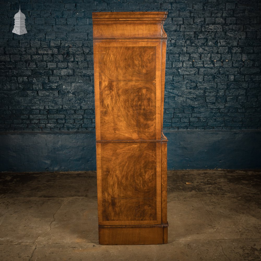 Walnut Bureau Cabinet, Fall Front Desk