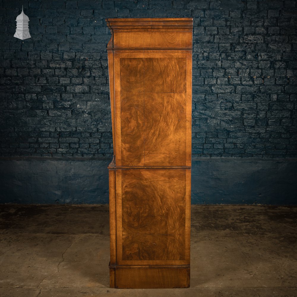 Walnut Bureau Cabinet, Fall Front Desk