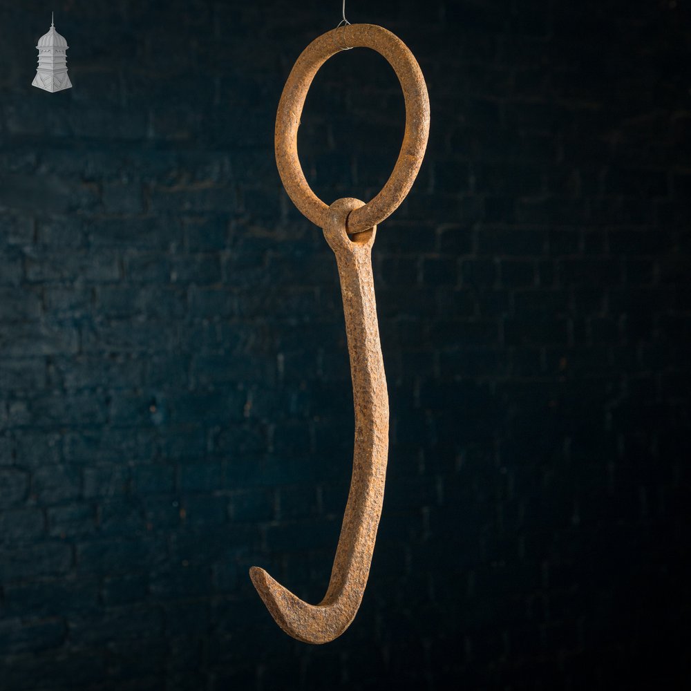 Wrought Iron Hooks, Graduated set of Three