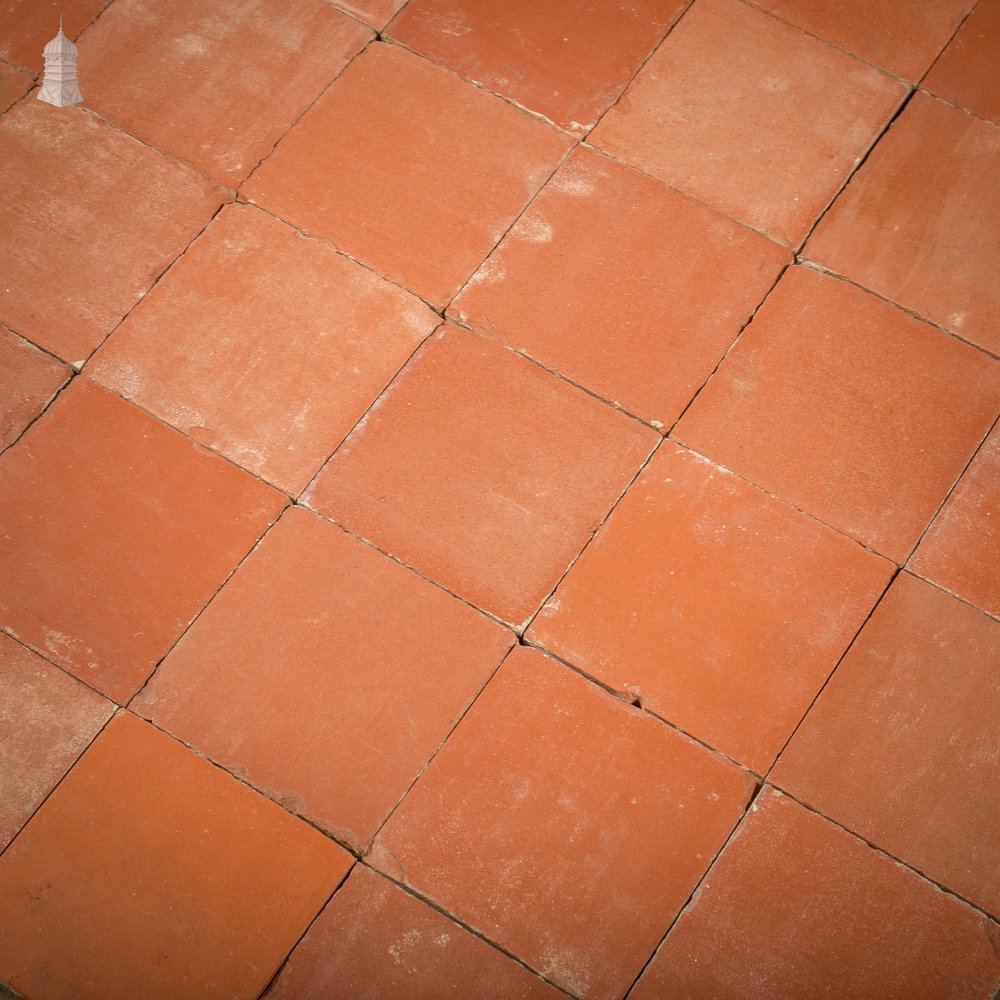 Red Quarry Tiles, 6" x 6" Batch of 120 - 2.8 Square Metres