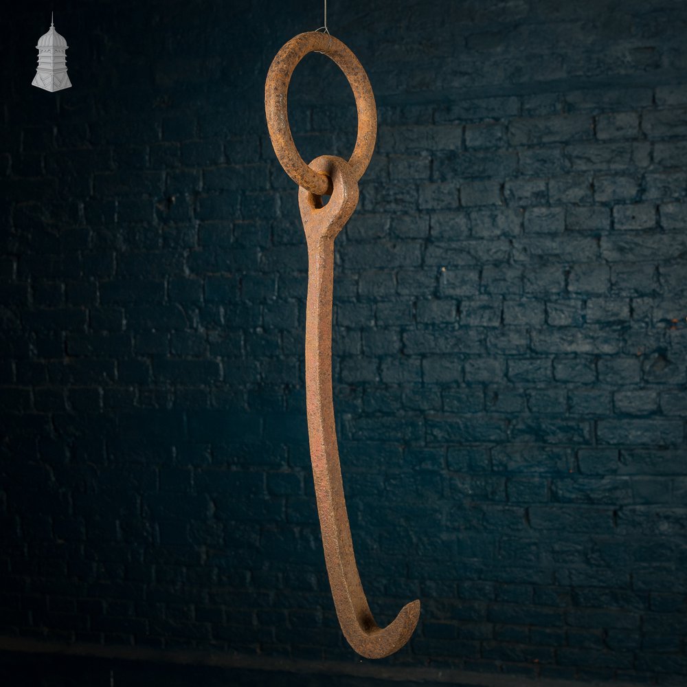 Wrought Iron Hooks, Graduated set of Three