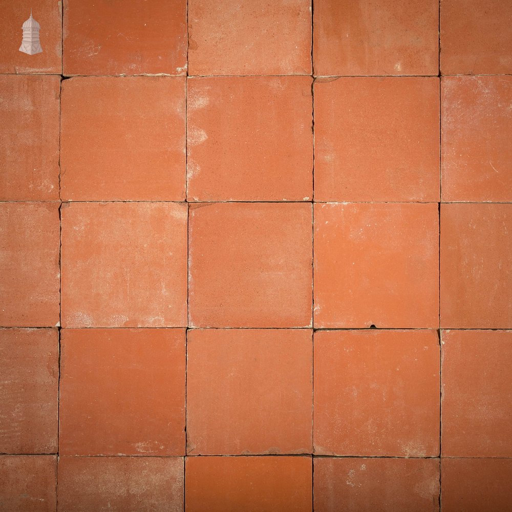 Red Quarry Tiles, 6" x 6" Batch of 120 - 2.8 Square Metres