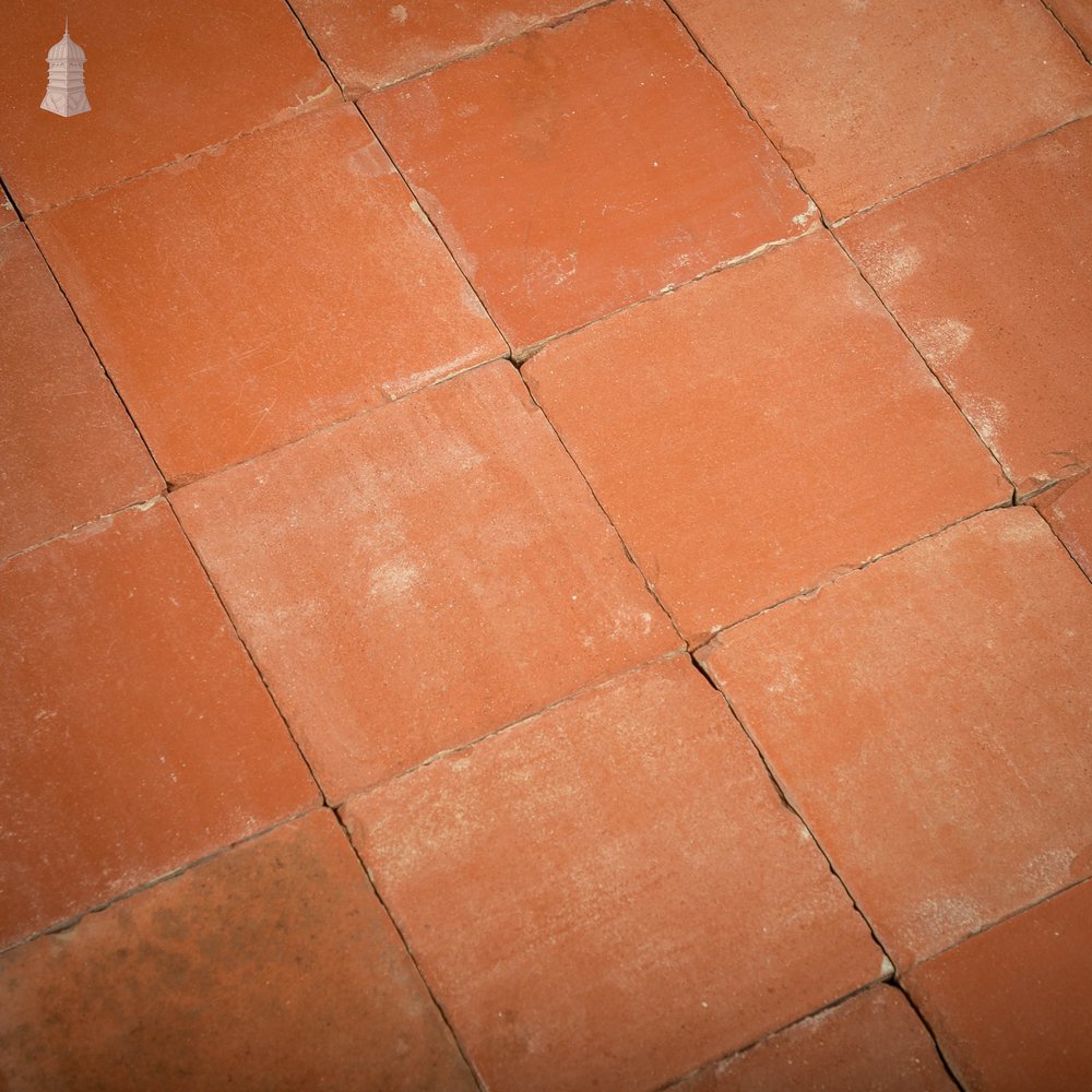 Red Quarry Tiles, 6" x 6" Batch of 120 - 2.8 Square Metres