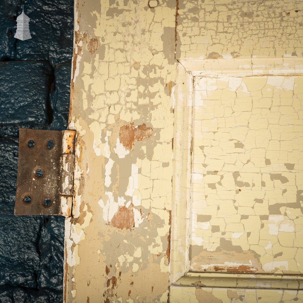 6 Panel Door, Six Moulded Panels, Distressed Paint