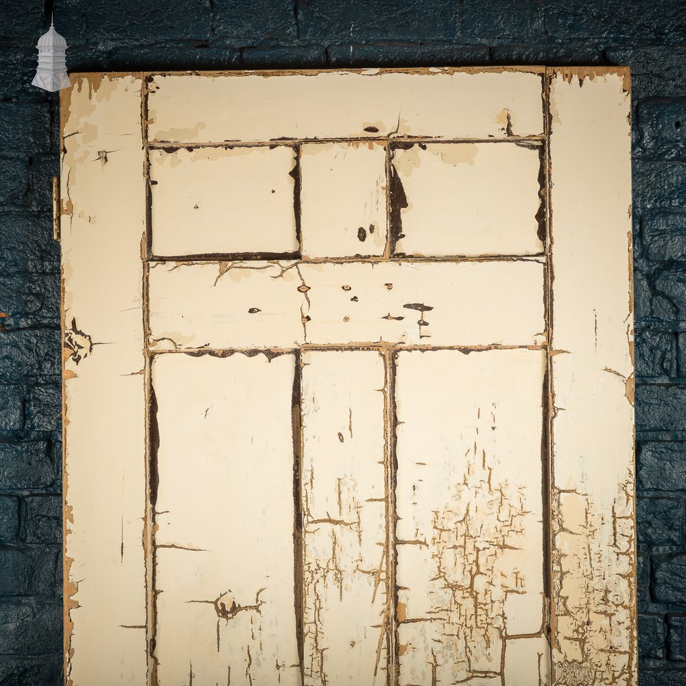 6 Panel Door, Distressed Paint
