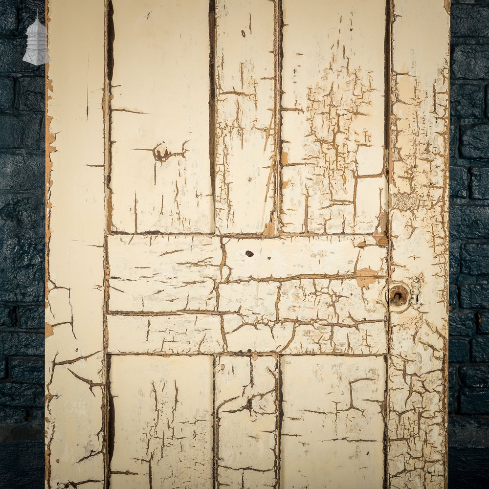 6 Panel Door, Distressed Paint