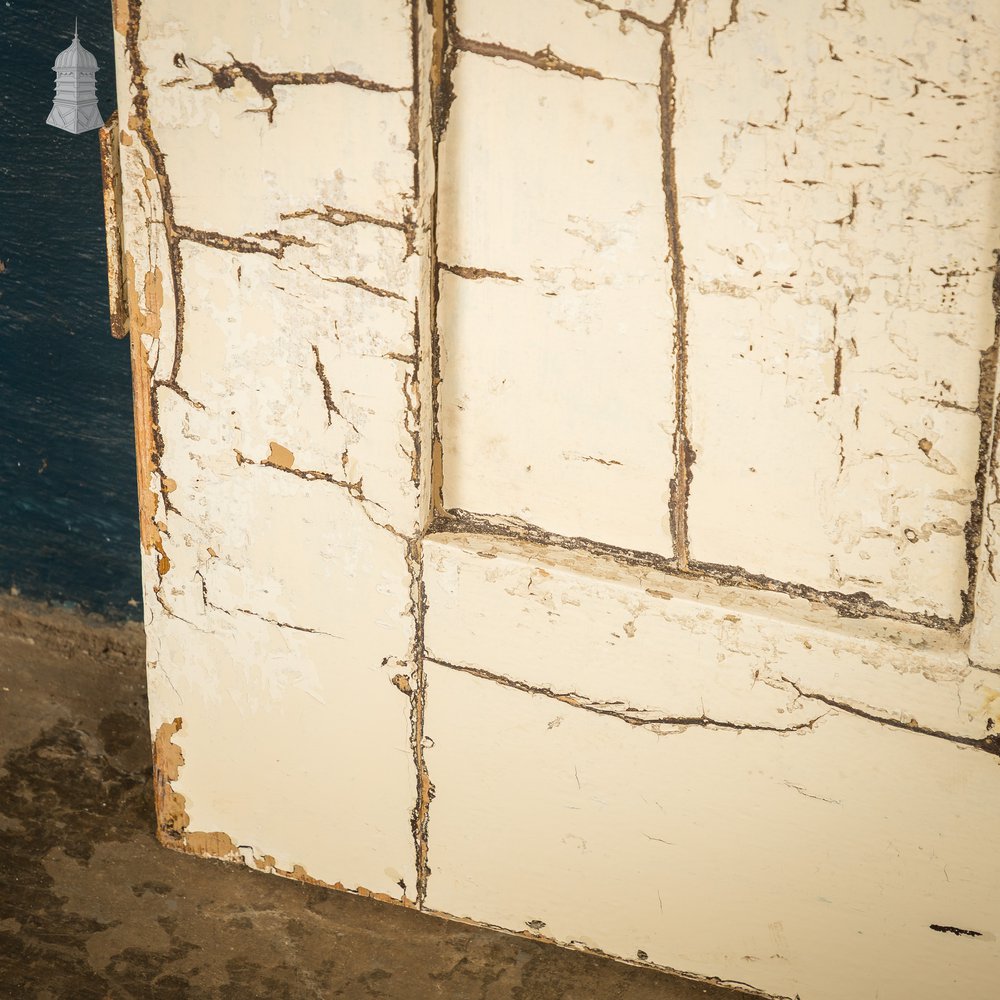 6 Panel Door, Distressed Paint