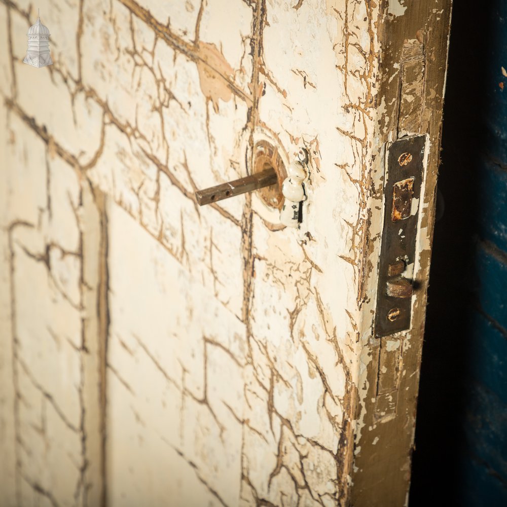 6 Panel Door, Distressed Paint
