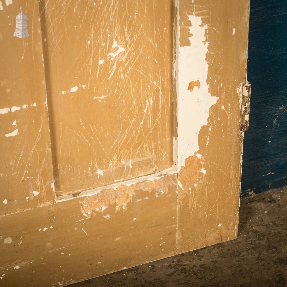 6 Panel Door, Distressed Paint