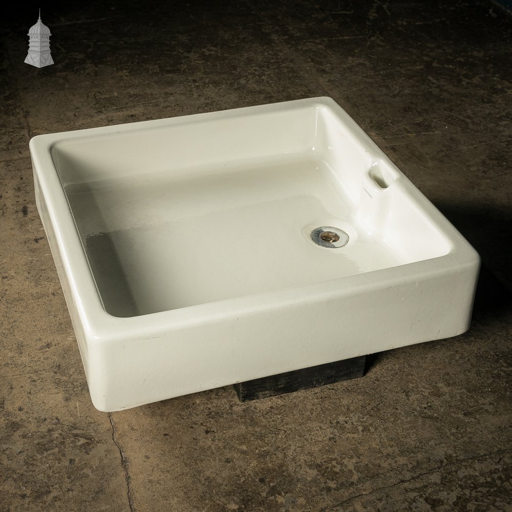 Vintage Twyfords White Square Shower Tray