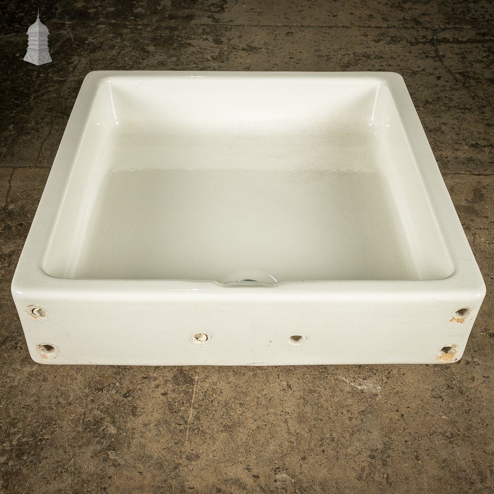 Vintage Twyfords White Square Shower Tray