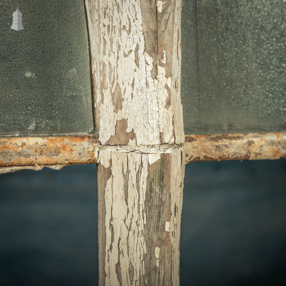 Arch Top Timber Window with Textured Glass