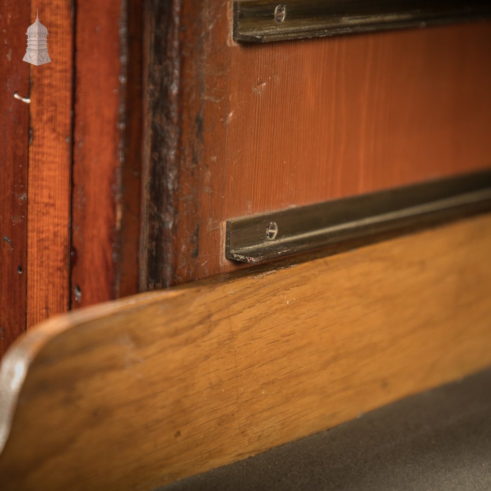 Haberdashery Shop Counter, Edwardian Inlaid Mahogany Drawer Unit