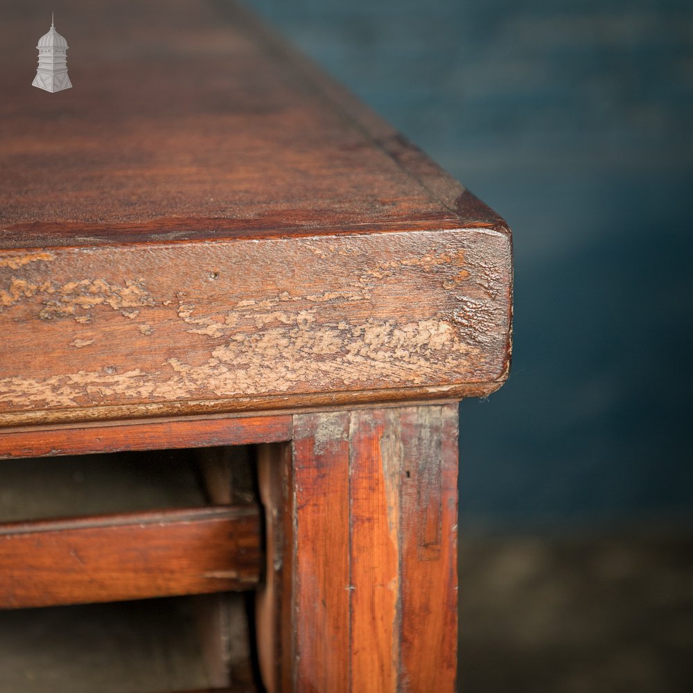 Haberdashery Shop Counter, Edwardian Inlaid Mahogany Drawer Unit