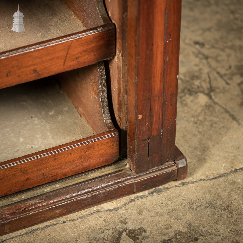 Haberdashery Shop Counter, Edwardian Inlaid Mahogany Drawer Unit