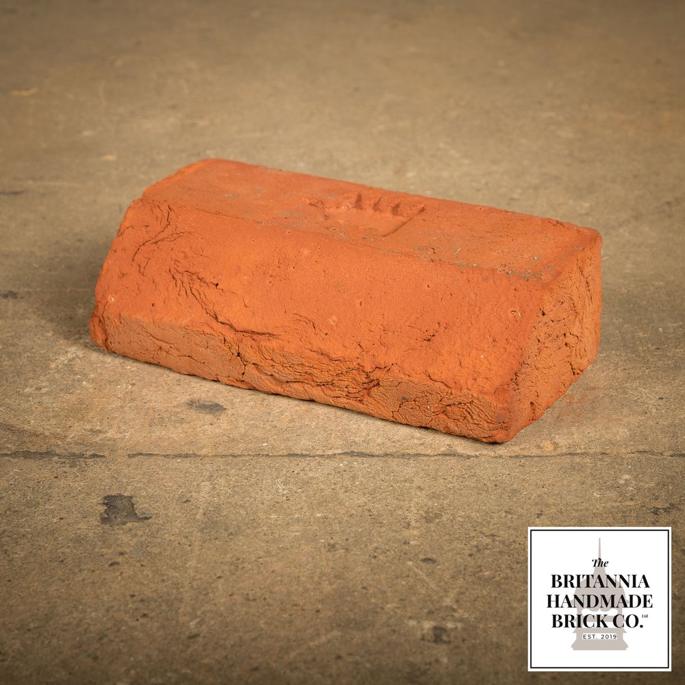 2 3/4" Plinth Stretcher Handmade Red Brick, Period Style Plinth Bricks
