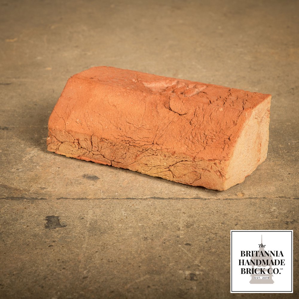 3" Plinth Stretcher Handmade Red Brick, Period Style Plinth Bricks