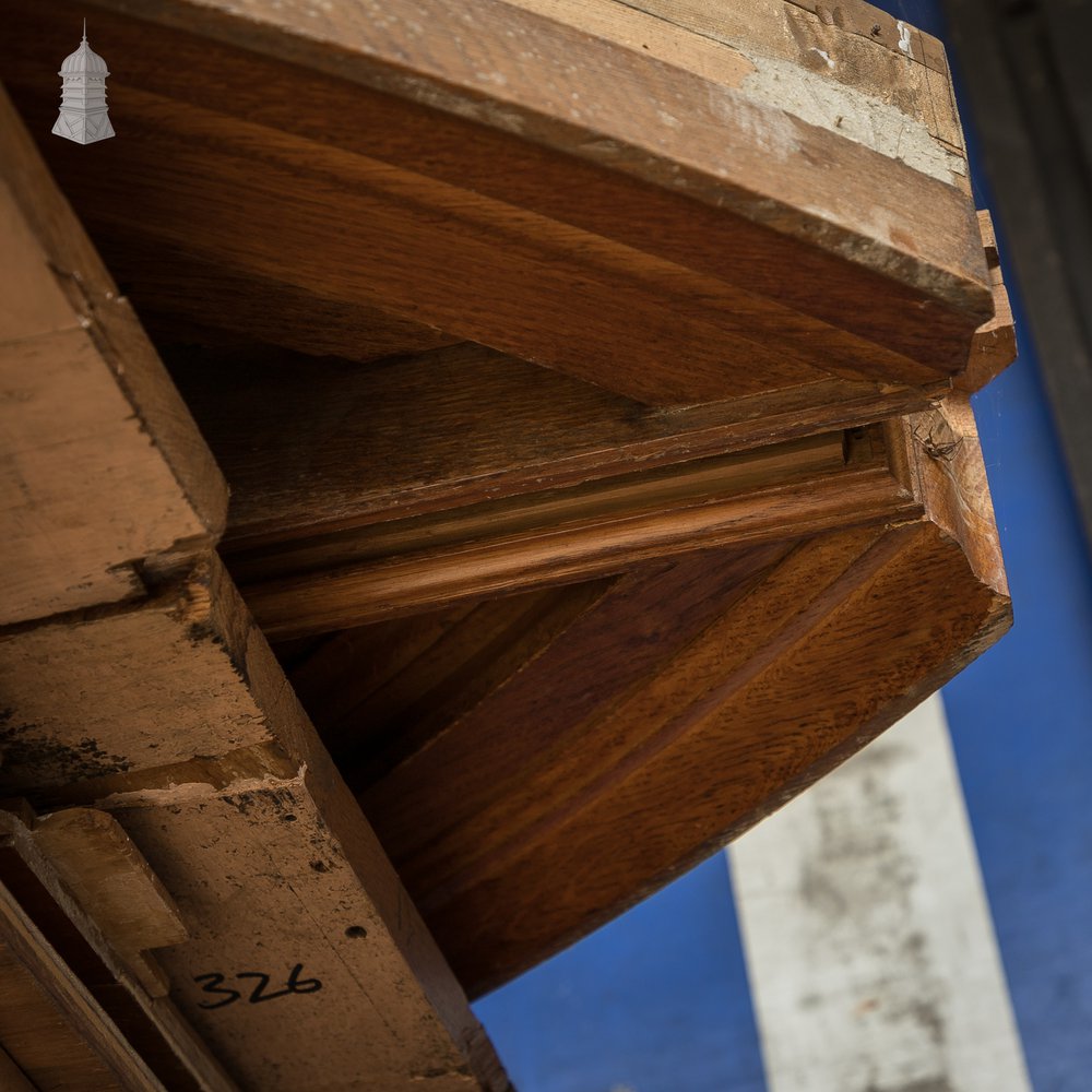 Extensive collection of Oak Bookshelves, Panels and Mouldings from the Inner Temple Library designed by TW Sutcliffe completed in 1958