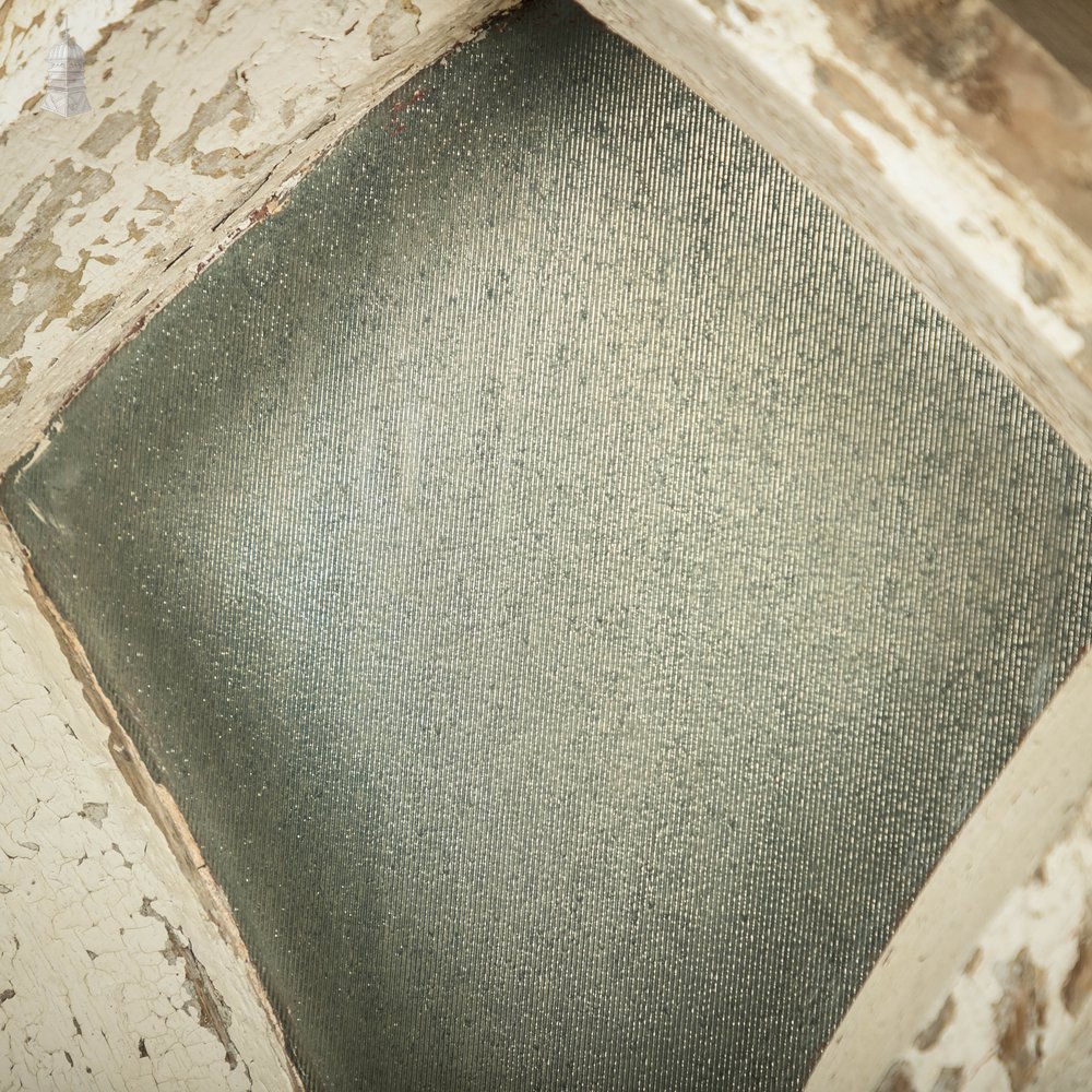 Arch Top Timber Window with Ribbed Textured Glass