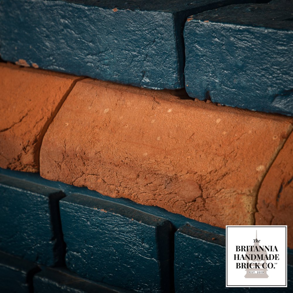 3" Plinth Stretcher Handmade Red Brick, Period Style Plinth Bricks