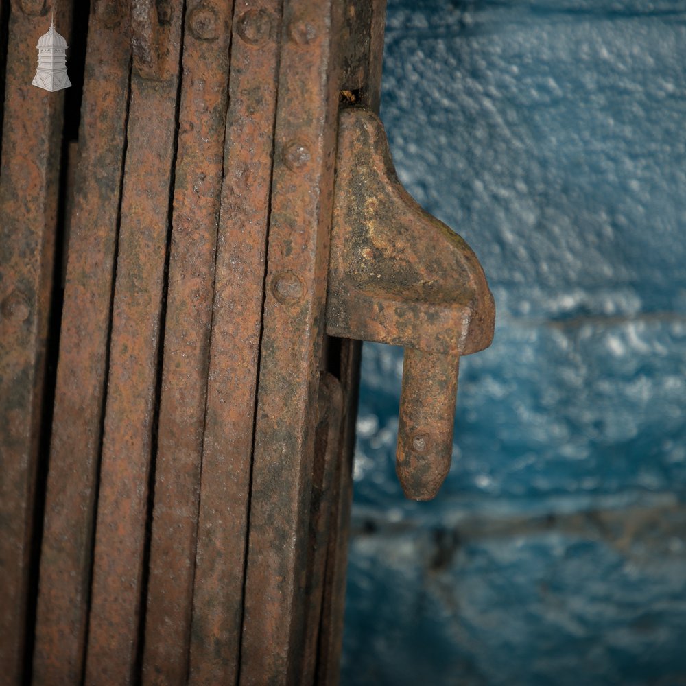 Security Concertina Shutters, Pair of Victorian Wrought Iron gates with Arrowhead Finials