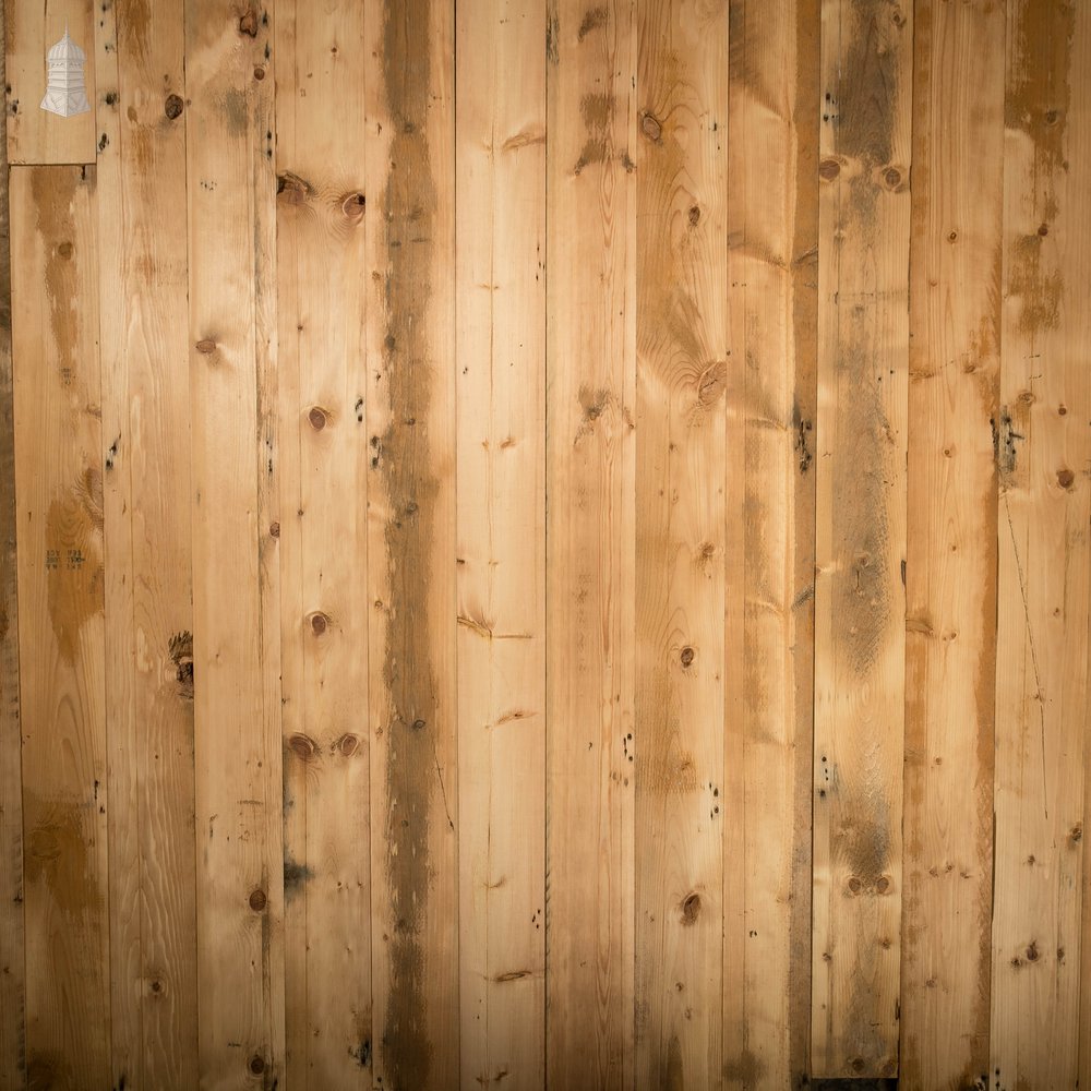 Re-sawn Pine Floorboards, 49.5 Square Metres