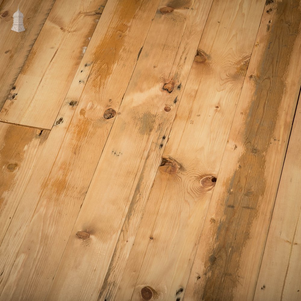 Re-sawn Pine Floorboards, 49.5 Square Metres