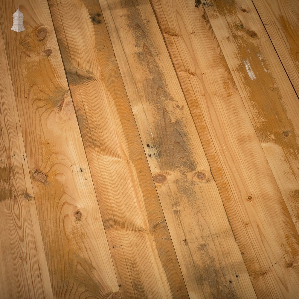 Re-sawn Pine Floorboards, 49.5 Square Metres