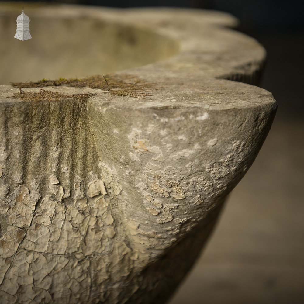 Stone Mortar, Large Floor Standing Medieval Vessel