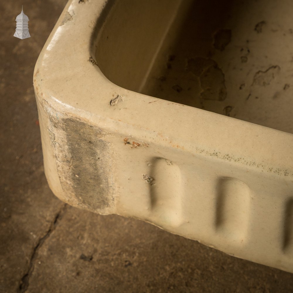 Cane Trough Sink, Shallow Fluted Planter.