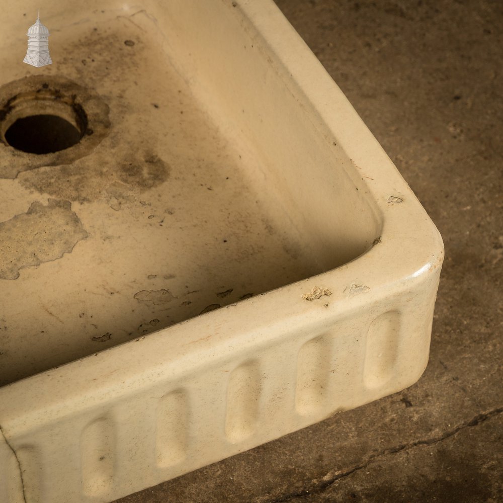 Cane Trough Sink, Shallow Fluted Planter.