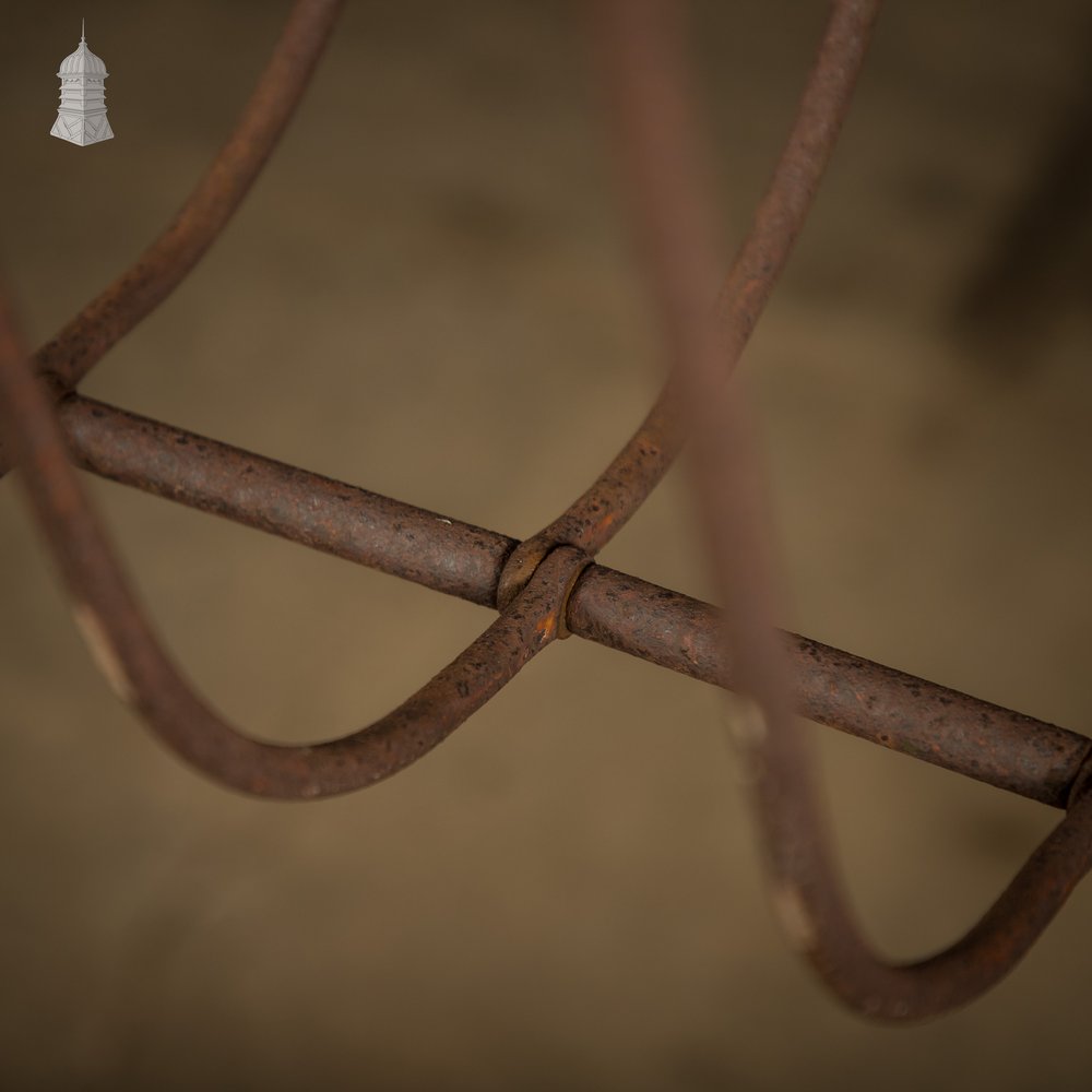 Iron Hay Rack, Large Bygone Animal Feeder