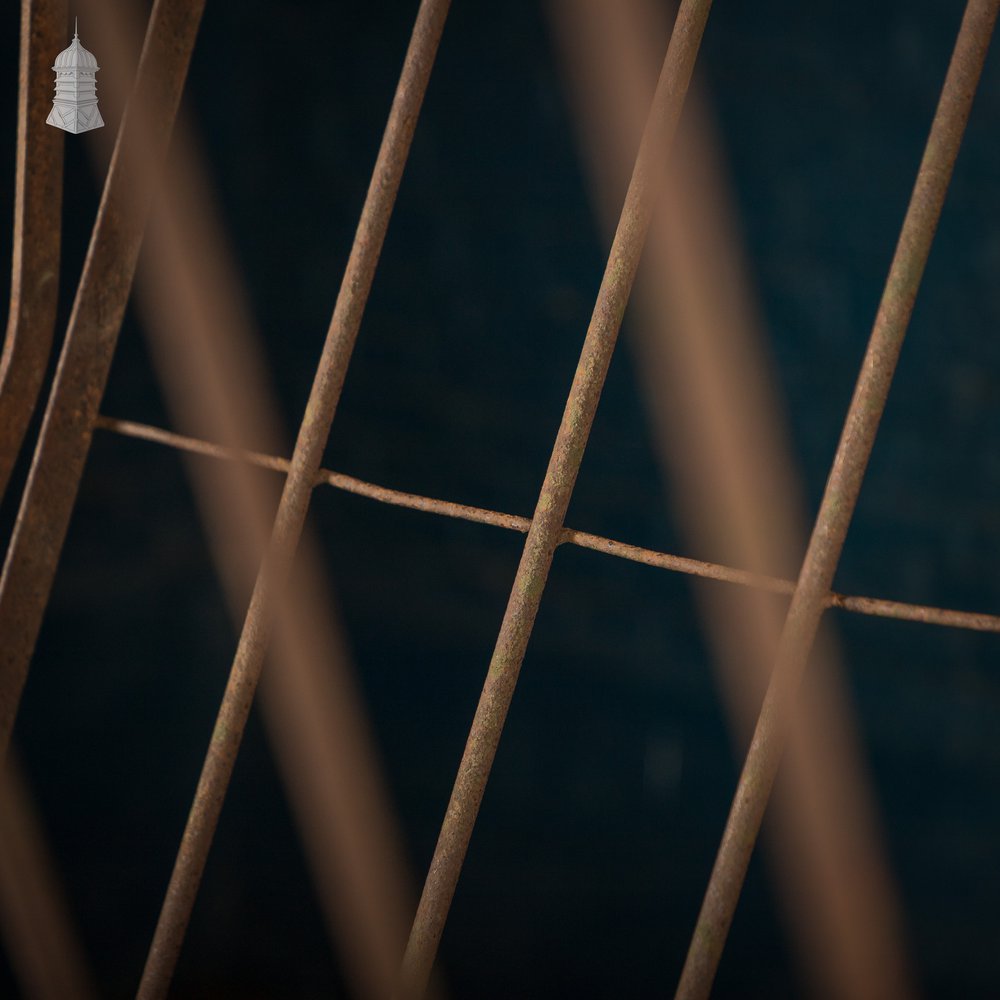 Iron Hay Rack, Large Bygone Animal Feeder