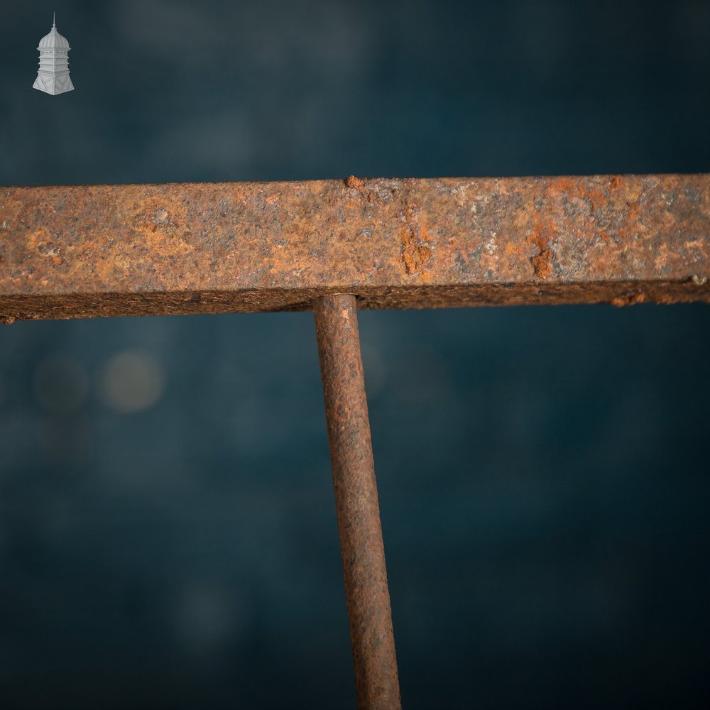 Iron Hay Rack, Large Bygone Animal Feeder